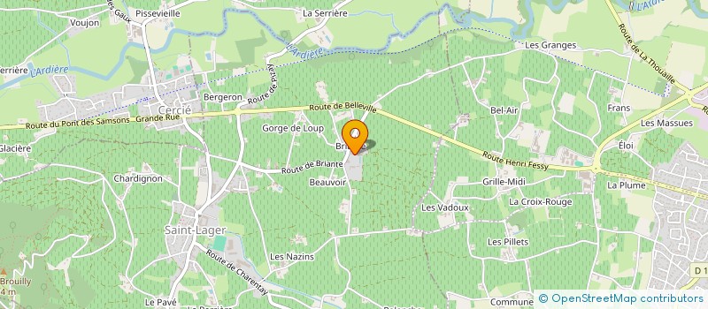 localisation de l'entreprise MONSIEUR JEAN MARION  SAINT-LAGER