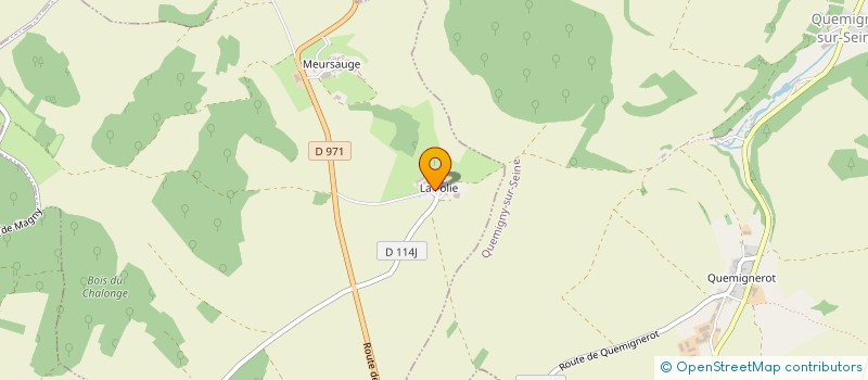 localisation de l'entreprise MONSIEUR JEAN MARION  AMPILLY-LES-BORDES