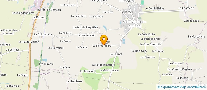 localisation de l'entreprise MONSIEUR JEAN MARION à SAINT-GERMAIN-DU-PINEL