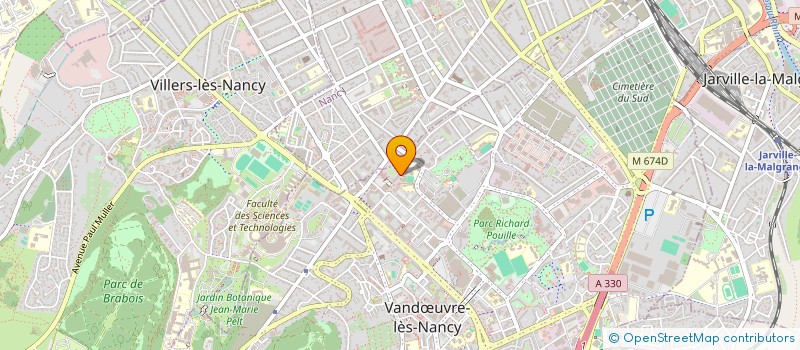 localisation de l'entreprise MONSIEUR JEAN MARION à VANDŒUVRE-LES-NANCY