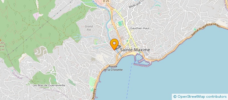 localisation de l'entreprise MONSIEUR JEAN MARMET à SAINTE-MAXIME