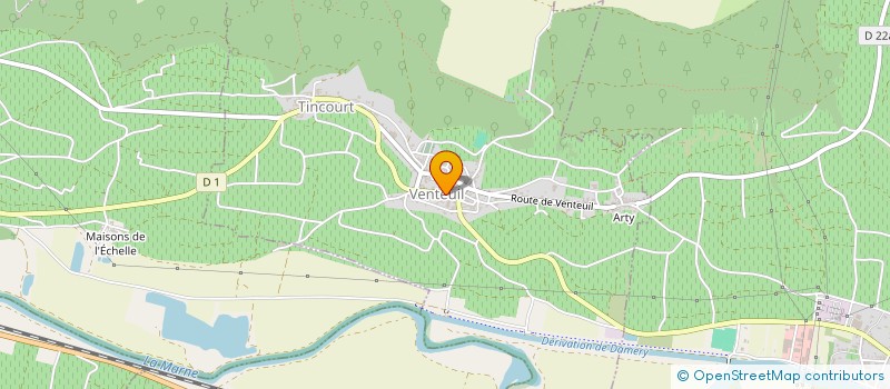 localisation de l'entreprise MONSIEUR JEAN MARNIQUET  VENTEUIL