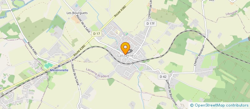 localisation de l'entreprise MONSIEUR JEAN MAROLA  LASSERRE-PRADERE