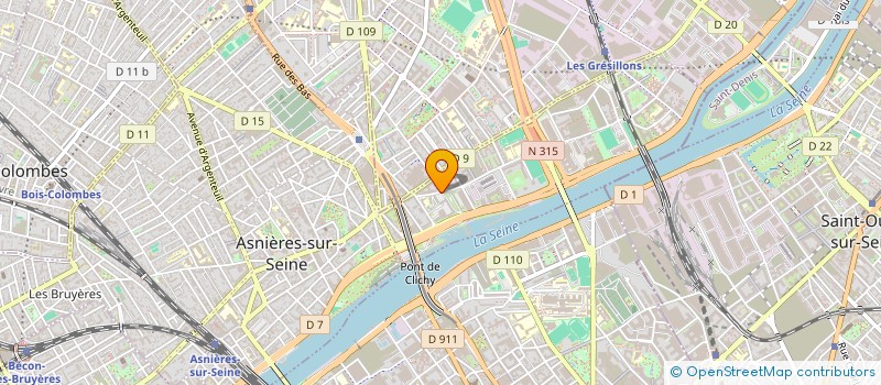 localisation de l'entreprise MONSIEUR JEAN MARONNIER  ASNIERES-SUR-SEINE