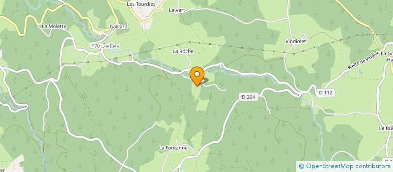 localisation de l'entreprise MONSIEUR JEAN MAROTTE  AUZELLES