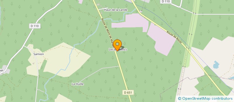 localisation de l'entreprise MONSIEUR JEAN MARQUAITE  HOSTENS