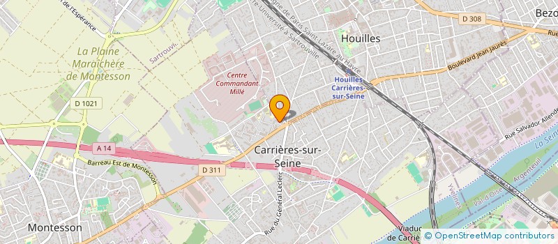 localisation de l'entreprise MONSIEUR JEAN MARQUAND à CARRIERES-SUR-SEINE