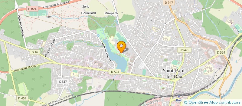 localisation de l'entreprise MONSIEUR JEAN MARQUE  SAINT-PAUL-LES-DAX