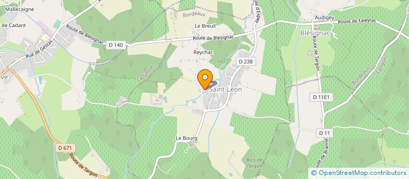 localisation de l'entreprise MONSIEUR JEAN MARQUES à SAINT-LEON