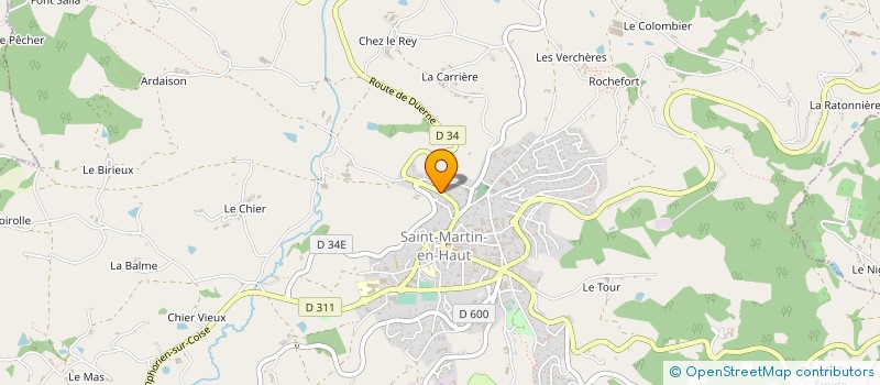 localisation de l'entreprise MONSIEUR JEAN MARQUET  SAINT-MARTIN-EN-HAUT