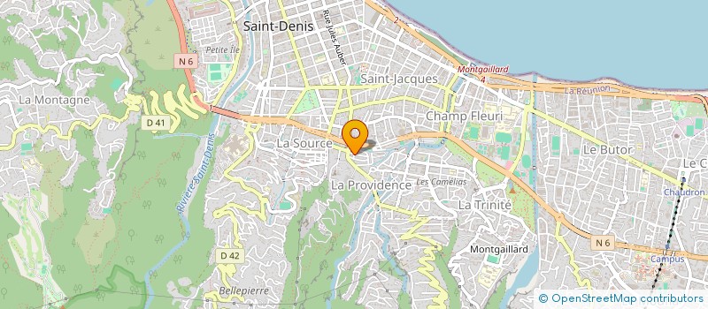 localisation de l'entreprise MONSIEUR JEAN MARQUET à SAINT-DENIS