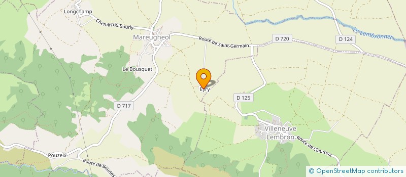 localisation de l'entreprise MONSIEUR JEAN MARQUET  MAREUGHEOL