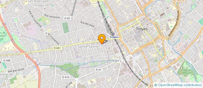 localisation de l'entreprise MONSIEUR JEAN MARREL  SAINTE-SAVINE