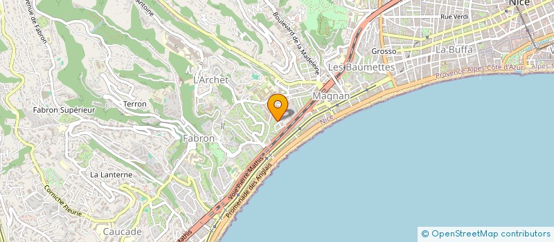 localisation de l'entreprise MONSIEUR JEAN MARRIS à NICE