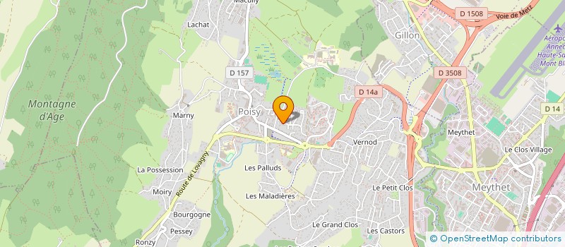 localisation de l'entreprise MONSIEUR JEAN MARSEAULT à POISY