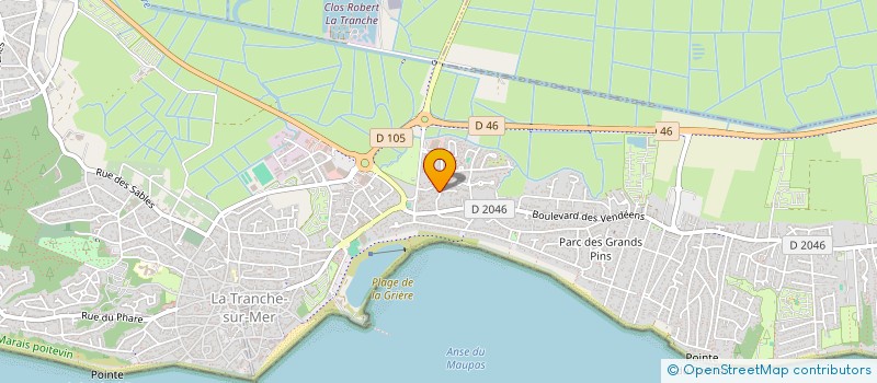 localisation de l'entreprise MONSIEUR JEAN MARSOL  LA TRANCHE-SUR-MER