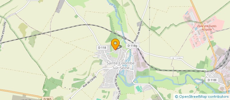 localisation de l'entreprise MONSIEUR JEAN MARSON  SAINTE-COLOMBE-SUR-SEINE