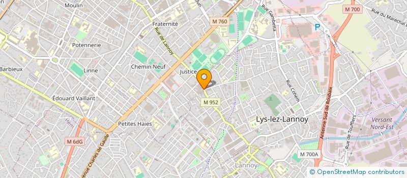 localisation de l'entreprise MONSIEUR JEAN MARTEL à ROUBAIX