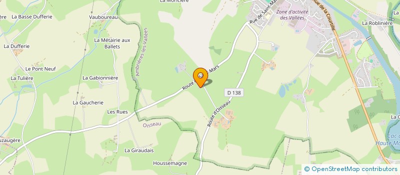 localisation de l'entreprise MONSIEUR JEAN MARTEL  OISSEAU