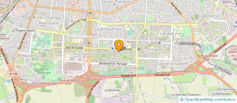 localisation de l'entreprise MONSIEUR JEAN MARTEL  GUECELARD