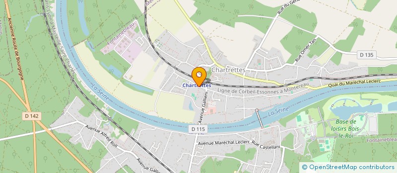 localisation de l'entreprise MONSIEUR JEAN MARTHALER  CHARTRETTES