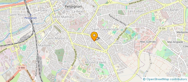 localisation de l'entreprise MONSIEUR JEAN MARTI  PERPIGNAN