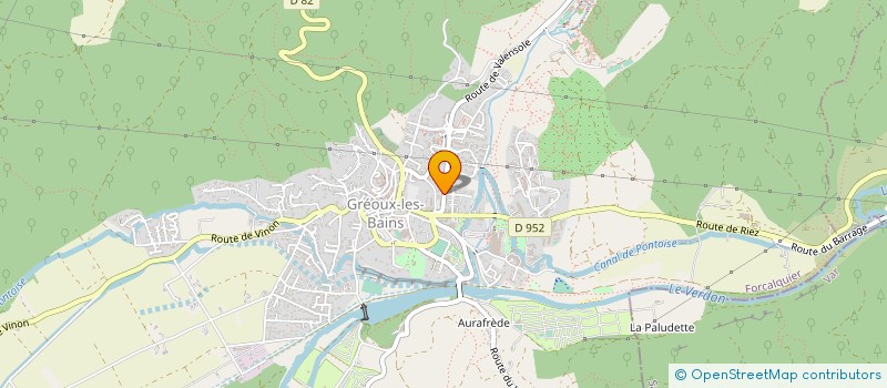 localisation de l'entreprise MONSIEUR JEAN MARTIN à GREOUX-LES-BAINS