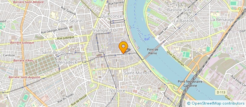 localisation de l'entreprise MONSIEUR JEAN MARTIN  BORDEAUX