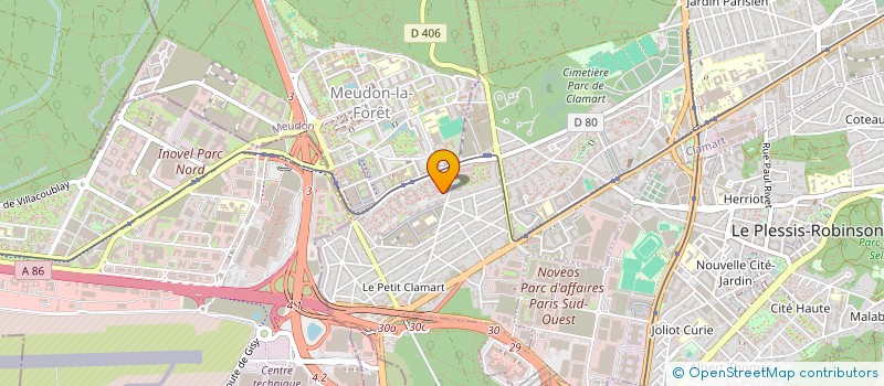 localisation de l'entreprise MONSIEUR JEAN MARTIN à CLAMART