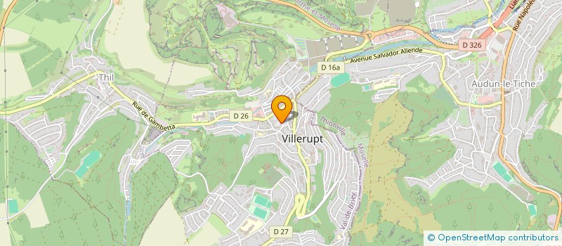 localisation de l'entreprise MONSIEUR JEAN MARTIN  VILLERUPT