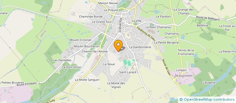 localisation de l'entreprise MONSIEUR JEAN MARTIN à LORRIS