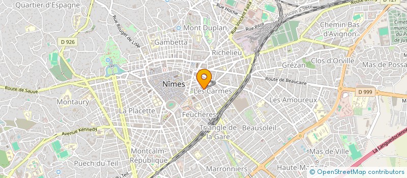 localisation de l'entreprise MONSIEUR JEAN MARTIN à NIMES