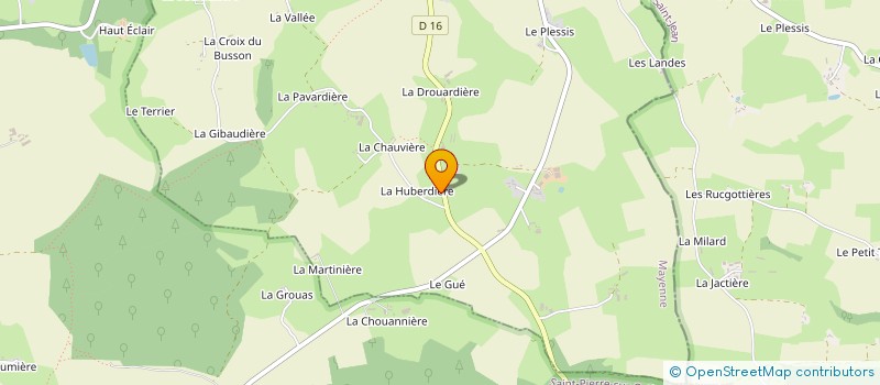 localisation de l'entreprise MONSIEUR JEAN MARTIN à SAINT-GERMAIN-DE-COULAMER