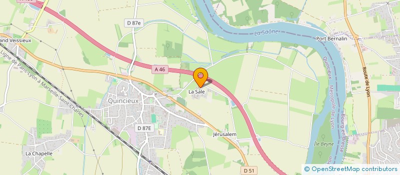 localisation de l'entreprise MONSIEUR JEAN MARTIN  QUINCIEUX