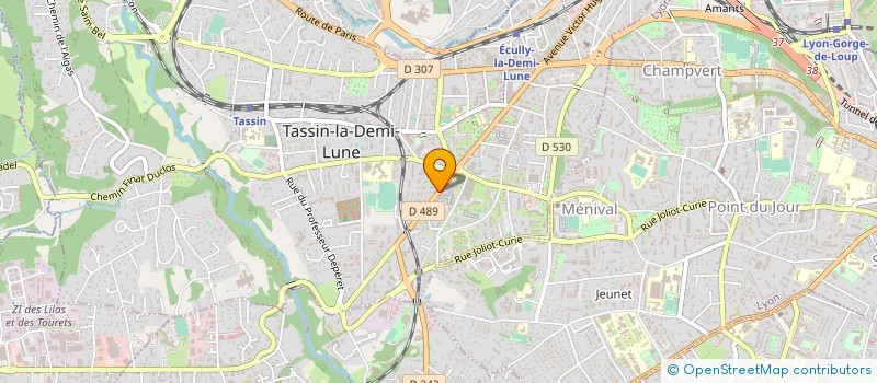 localisation de l'entreprise MONSIEUR JEAN MARTIN  TASSIN-LA-DEMI-LUNE
