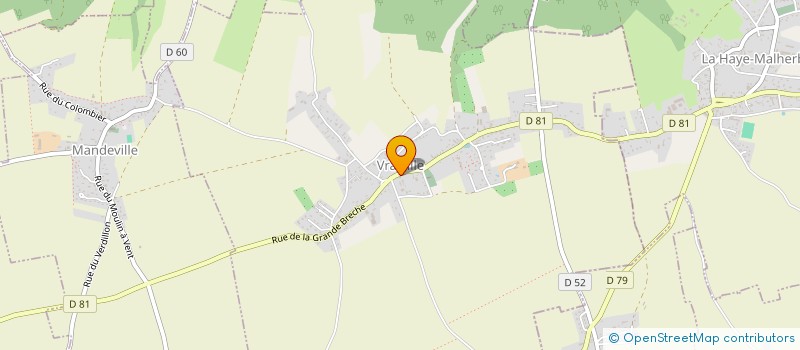 localisation de l'entreprise MONSIEUR JEAN MARTIN  VRAIVILLE