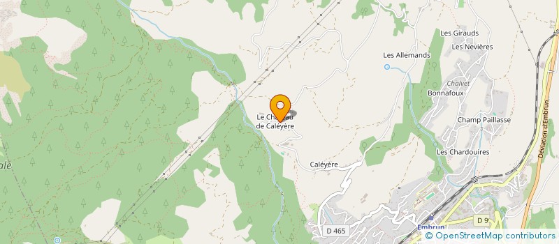 localisation de l'entreprise MONSIEUR JEAN MARTIN  EMBRUN