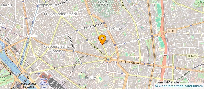 localisation de l'entreprise MONSIEUR JEAN MARTIN  PARIS