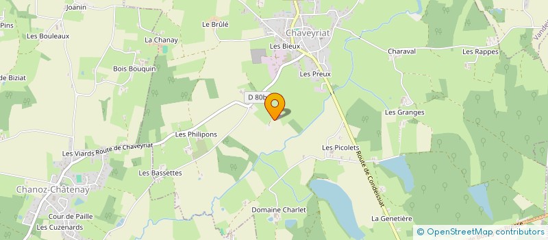 localisation de l'entreprise MONSIEUR JEAN MARTIN à CHAVEYRIAT