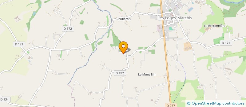 localisation de l'entreprise MONSIEUR JEAN MARTIN  LES LOGES-MARCHIS