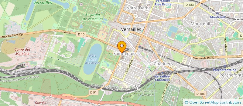 localisation de l'entreprise MONSIEUR JEAN MARTIN à VERSAILLES