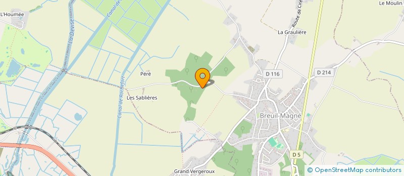 localisation de l'entreprise MONSIEUR JEAN MARTIN  BREUIL-MAGNE