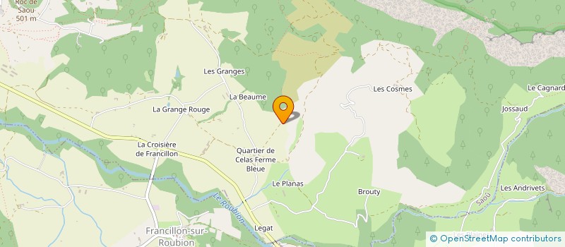 localisation de l'entreprise MONSIEUR JEAN MARTIN  SAOU