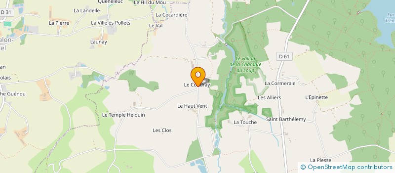 localisation de l'entreprise MONSIEUR JEAN MARTIN  IFFENDIC