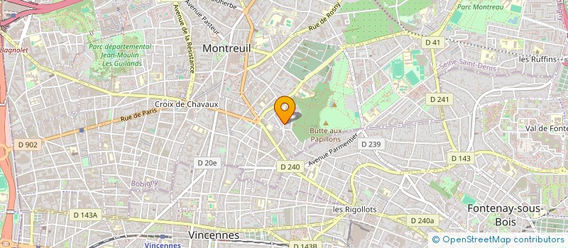 localisation de l'entreprise MONSIEUR JEAN-MARTIN GRUSS à MONTREUIL