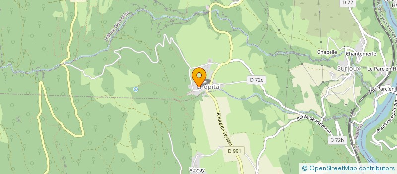 localisation de l'entreprise MONSIEUR JEAN-MARTIN SCHENKER  SURJOUX-LHOPITAL