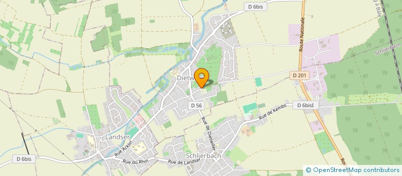 localisation de l'entreprise MONSIEUR JEAN MARTINAUD  DIETWILLER