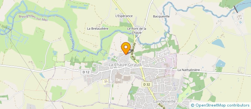 localisation de l'entreprise MONSIEUR JEAN MARTINEAU à LA CHAIZE-GIRAUD