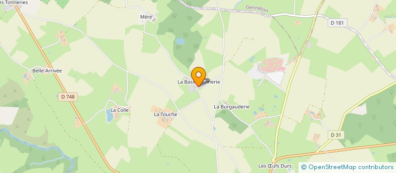 localisation de l'entreprise MONSIEUR JEAN MARTINEAU à ARGENTONNAY