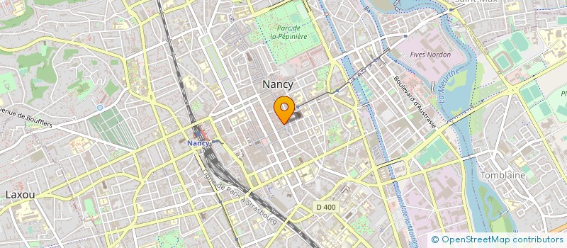 localisation de l'entreprise MONSIEUR JEAN MARTINET  NANCY